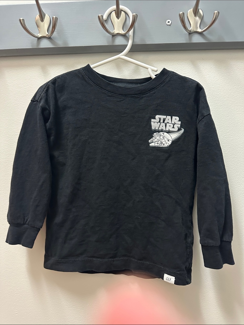 GAP Black Star Wars Long-Sleeve Tee